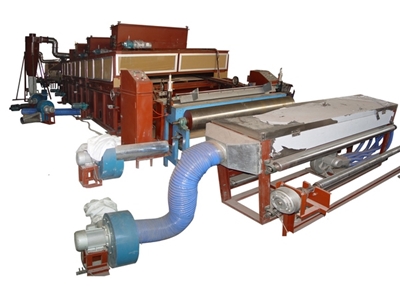 卷材類植絨設備流水線 